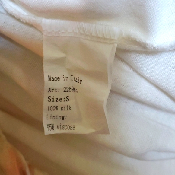 Tendenze Pure Silk Watercolor Floral Top - Picture 5 of 6